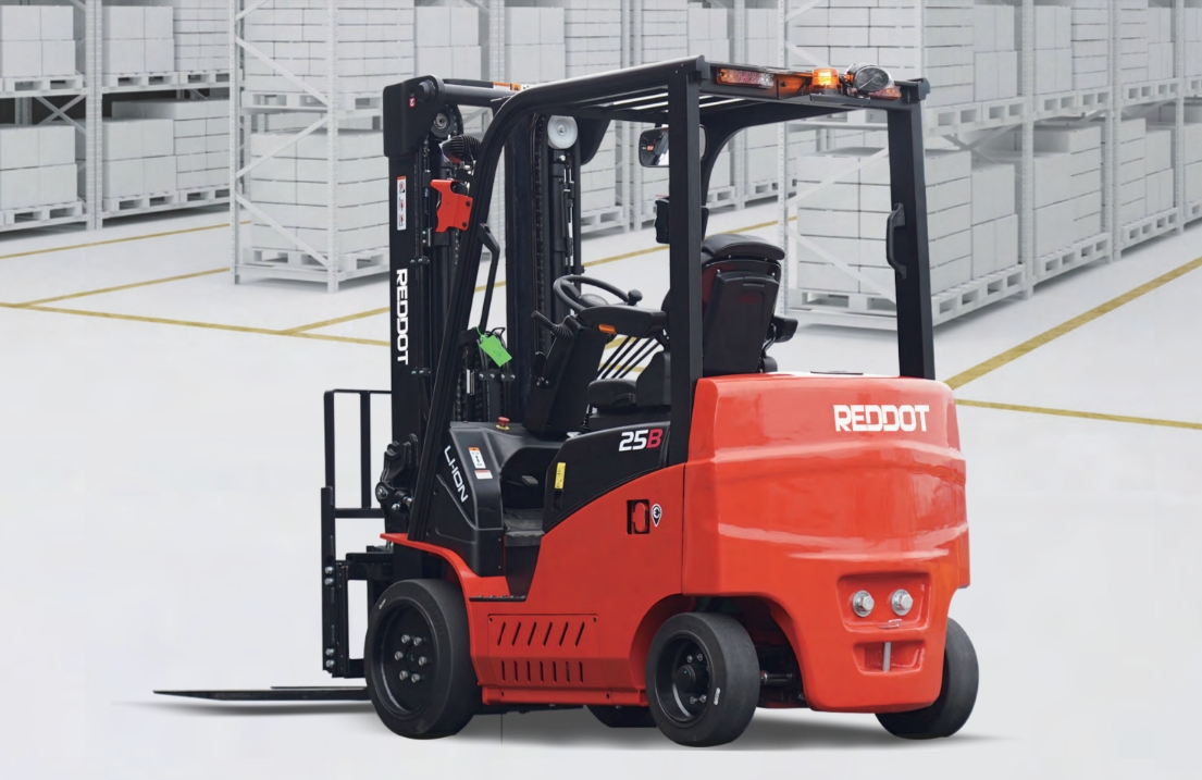 2500kg Li-ion Cushion Tyre Forklift Truck